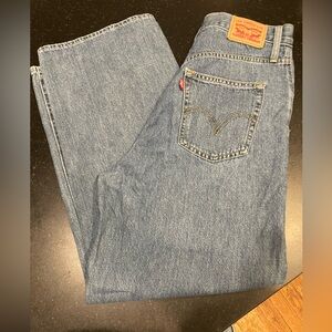Levi's High waisted wide-leg Blue Jeans